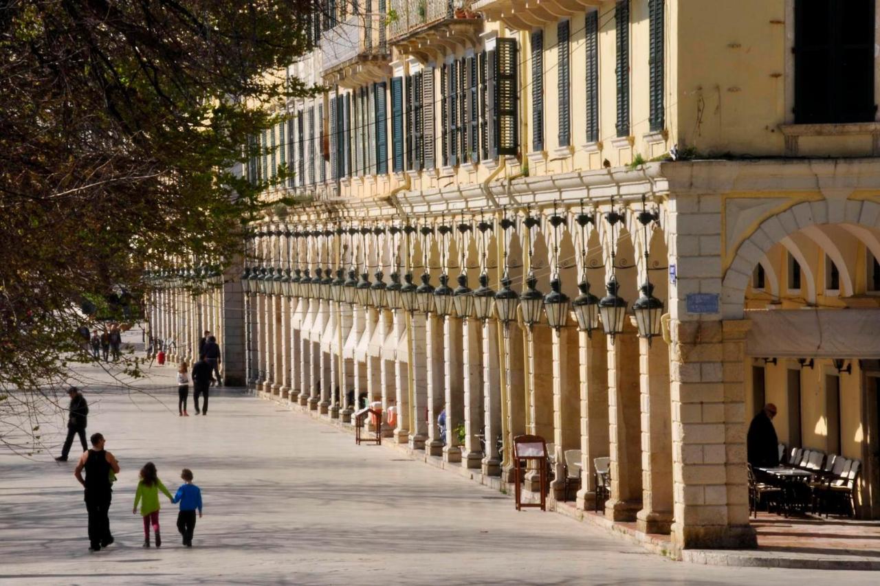 Palazzo Luxury Suite - View To Liston Square & Old Fortress Of Corfu Old Town Exterior foto