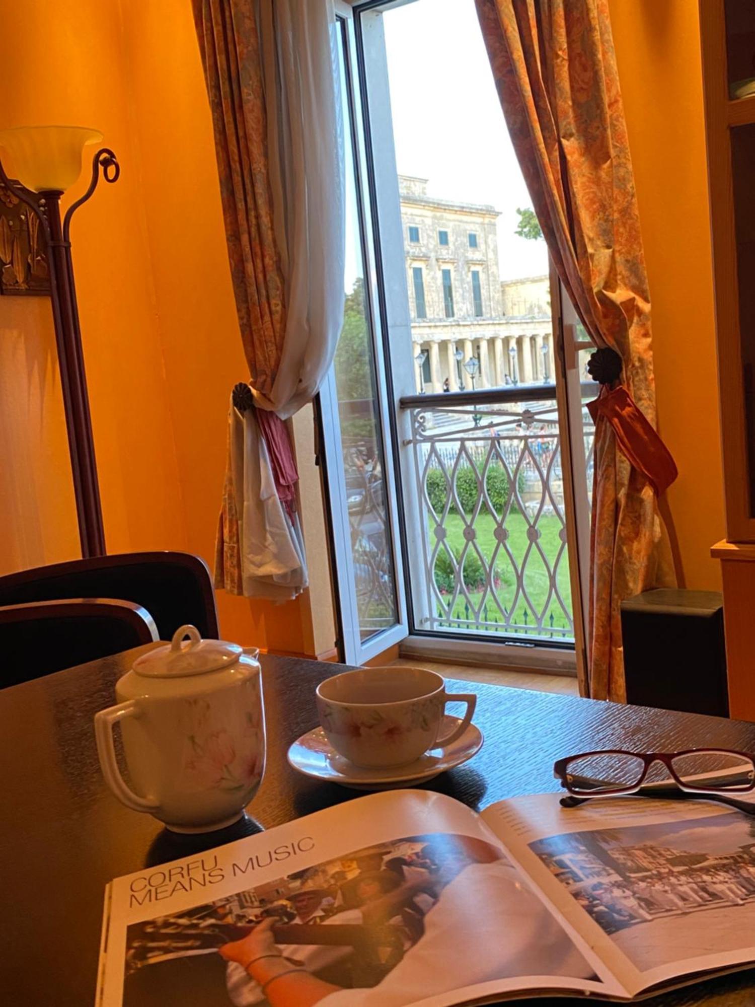 Palazzo Luxury Suite - View To Liston Square & Old Fortress Of Corfu Old Town Exterior foto