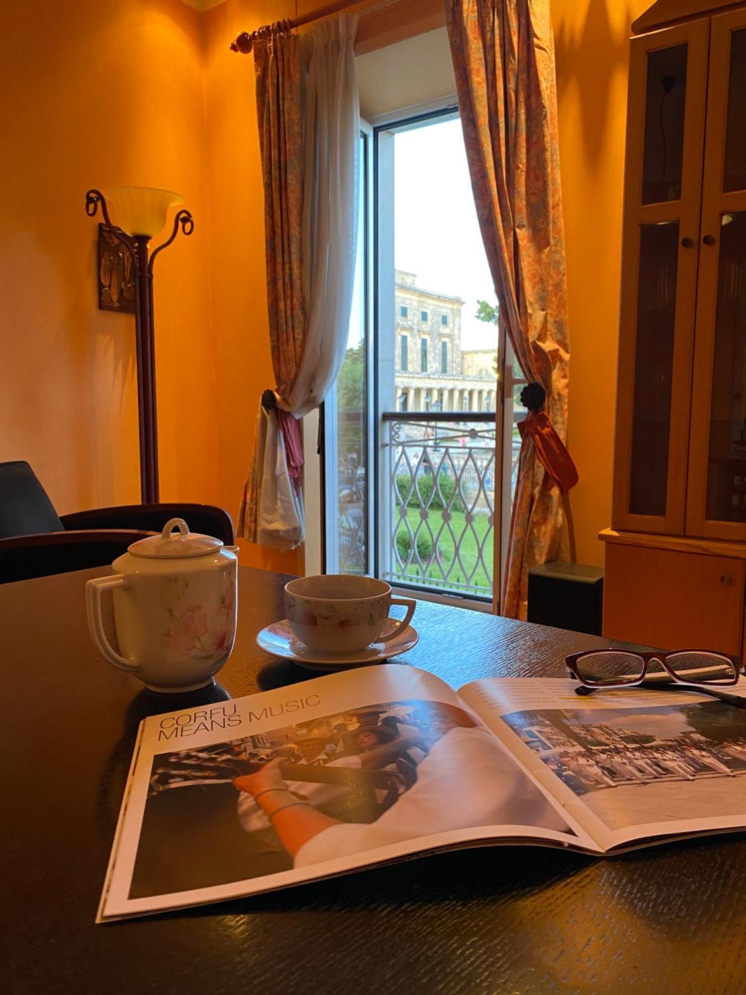 Palazzo Luxury Suite - View To Liston Square & Old Fortress Of Corfu Old Town Exterior foto